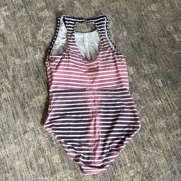 Lands' End pink/purple with white Stripes - Swimsuit - one piece - size XXL - Picture 6 of 6